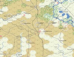 Initial Soviet assaults north of Donets