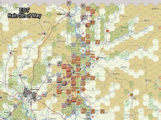 Northern map state, 5 May