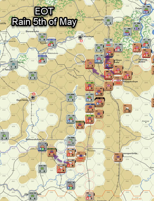 Southern sector end of 5 May